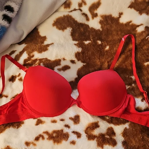 Juicy Couture Vibrant Red Bra Size 34B - Picture 1 of 5
